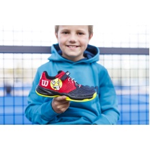 Wilson Tennisschuhe Kaos Emo Klett Allcourt schwarz/rot Kleinkinder